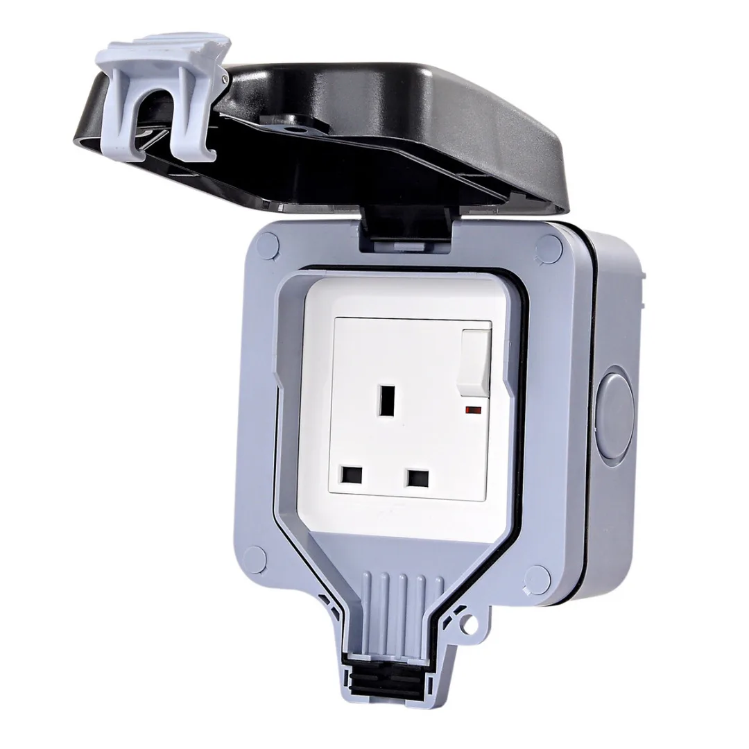 Buy Mayitr Outdoor Switched Single Socket 13A