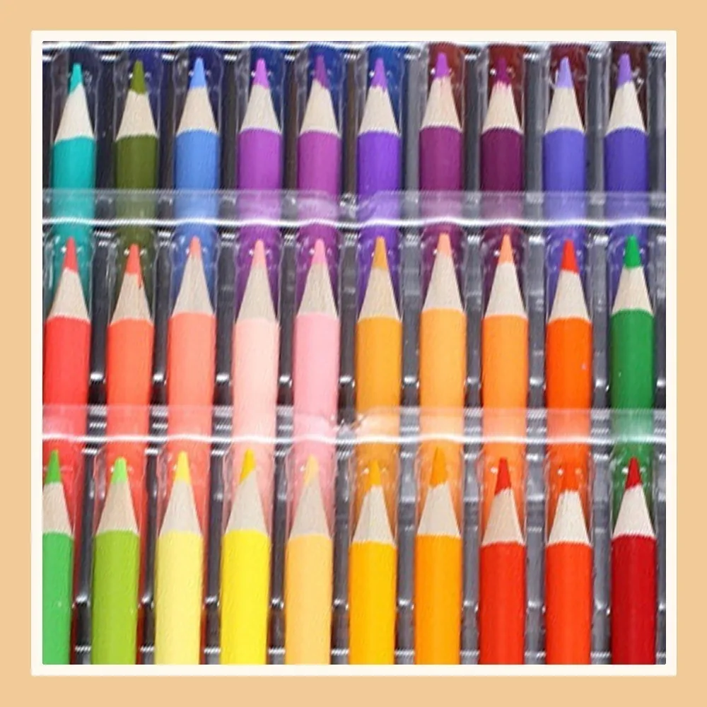 

Practical 48 Color Doodle Oiliness Non Water-soluble Cartoon Pencil Lead Pen school friends painting