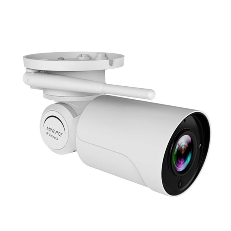 

1080P HD Mini Bulle-T Wifi PTZ IP Camera 2.0MP Waterproof 3.6mm 4X Digital Zoom Varifocal Pan Tilt Wireless Camera Outdoor(EU