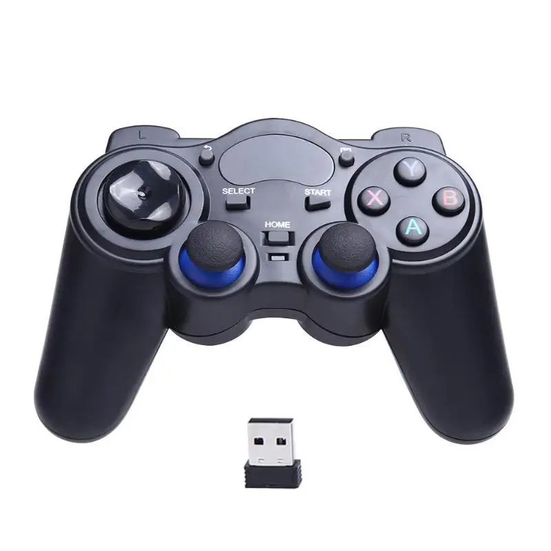 

Anti-Sweat Anti-Slip Wireless Gamepads Universal 2.4G Dual Analog Shooter Trig Joystick Android Smart Phone TV Box Tablets PC