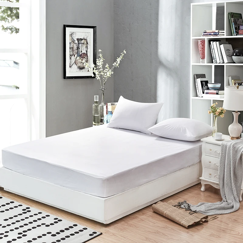 160X200cm Smooth Waterproof Mattress For Box Spring Mattress Cover BedBug Proof and Hypoallergenic Fitted Sheet 48 160X200cm Smooth Waterproof Mattress For Box Spring Mattress Cover BedBug Proof and Hypoallergenic Fitted Sheet 48