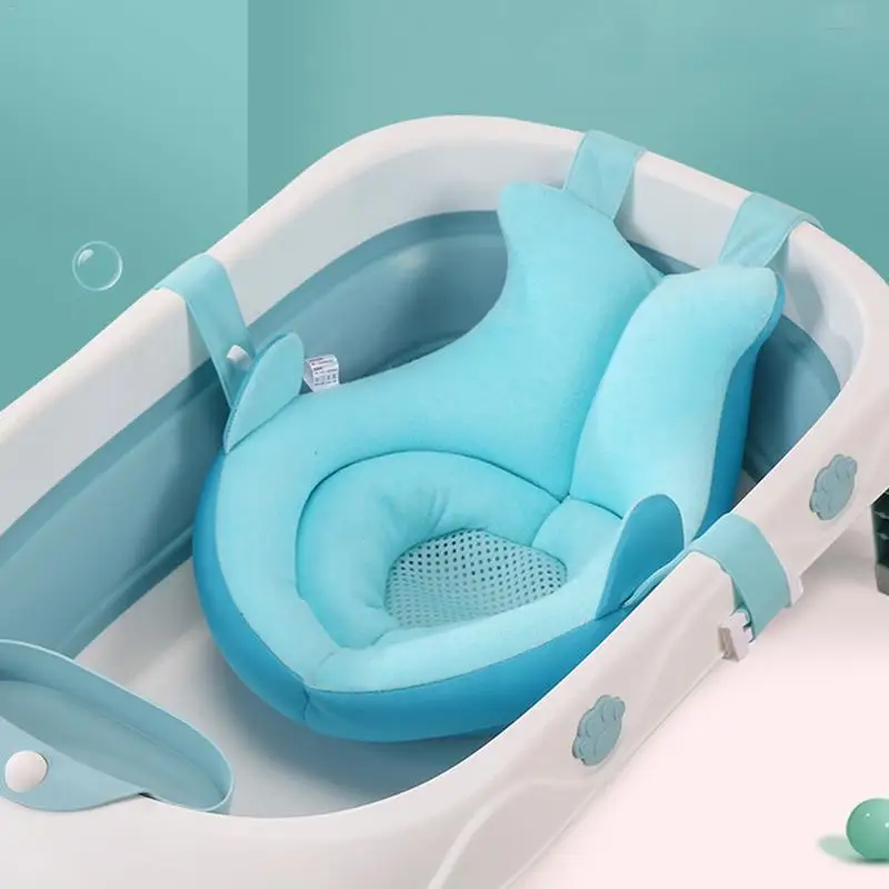 Baby Shower Portable Air Cushion Bed Bathing Lying Non slip Bath Pad