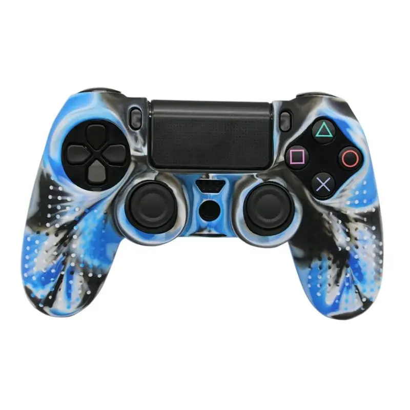 Камуфляж нескользящий Силиконовый чехол для PS4 Pro тонкий контроллер|Геймпады| |