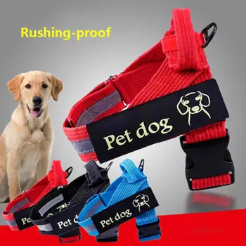 

Dog Chest Leash Medium Rushing-proof Nylon Braided Wear-resistant Pet Rope With Reflective Webbing For Small Medium Large Dogs