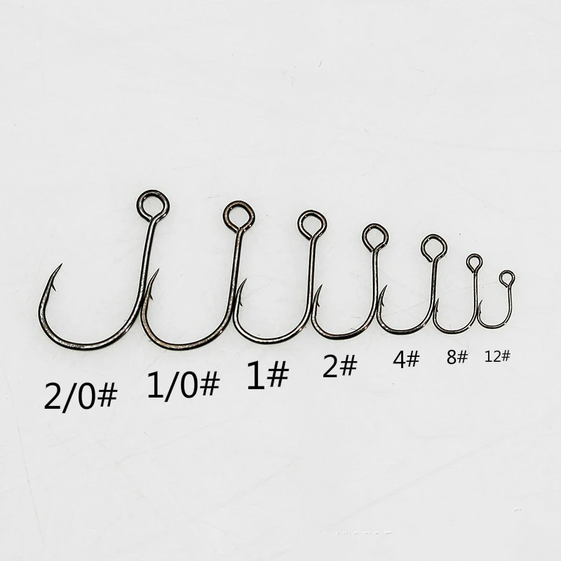 2/0 1/0 1 2 3 4 Big Eye inline single hook replace the treble hook 12pcs/pack FishHooks For Live Bait Single Fishing Hooks 2/0 1/0 1 2 3 4 Big Eye inline single hook replace the treble hook 12pcs/pack FishHooks For Live Bait Single Fishing Hooks