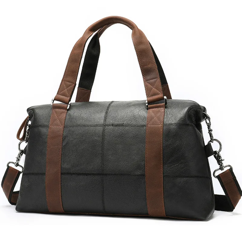

Big Weekend Bags Travel Men Travel Bag For Luggage Men Genuine Leather Duffle Bag Suitcase Carry On Luggage Bags
