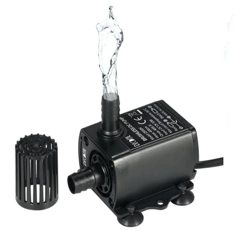 

Suleve QR50H DC 12V 4M Water Pump 10W 400L/H Flow Rate Brushless Motor Submersible Pump Regulating Function with Flow Head