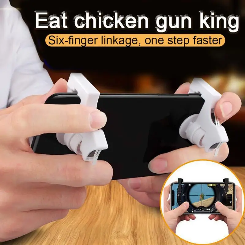 

Newest Gaming Trigger Universal Fire Button Aim Key Mobile Phones Auxiliary Shooter Controller For Gamepad