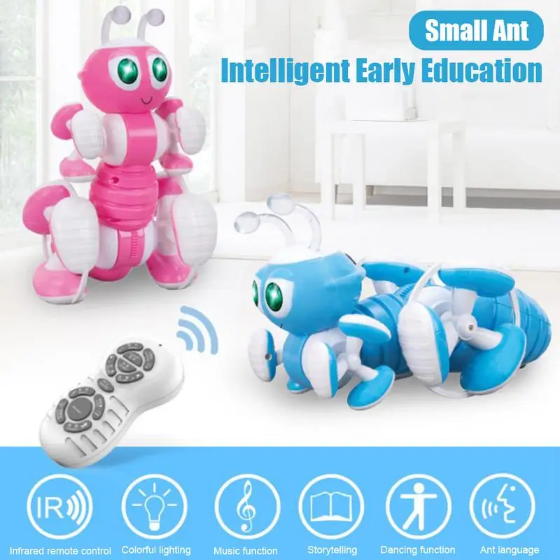 Children Ant Robot Remote Control Toy Multi Function Intelligent Machine Toy Science Education Elec