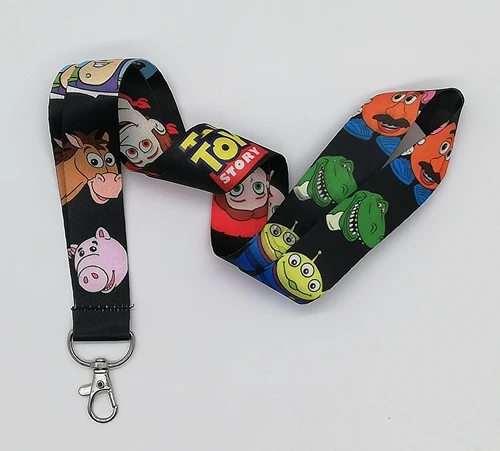  1 pcs Cartoon toy Neck Strap Lanyards Card Holders Bank Neck Strap Card Bus ID Holders Rope Key Cha