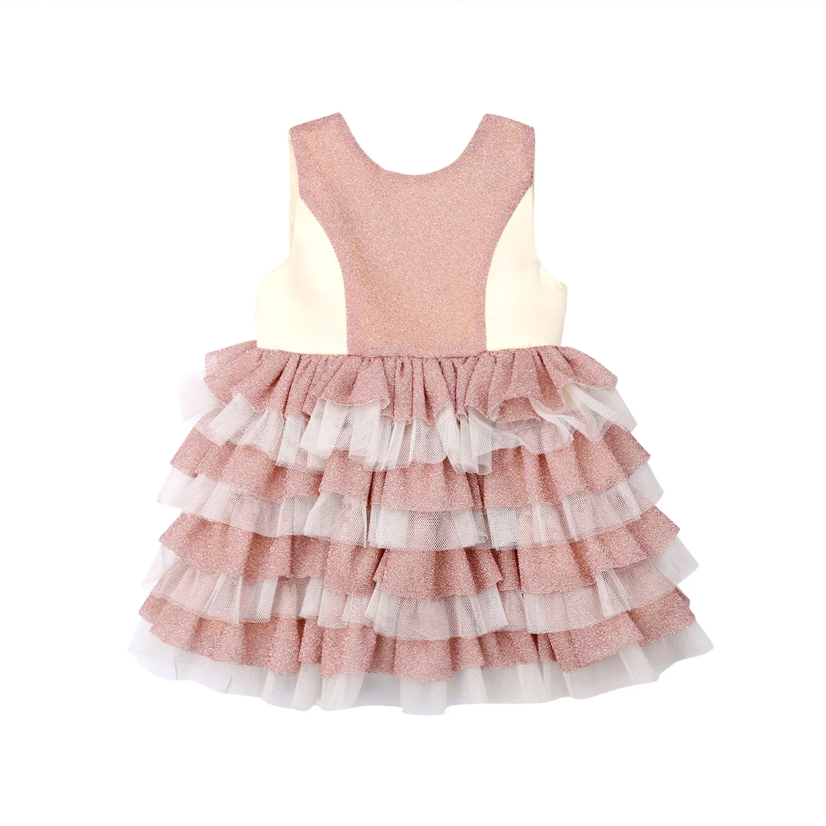 

Flower Kids Girl Clothes Dress Princess Party Lace Ruffles Tiered Bow Tulle Tutu Wedding Bridesmaid Dress Girls 6M-5T