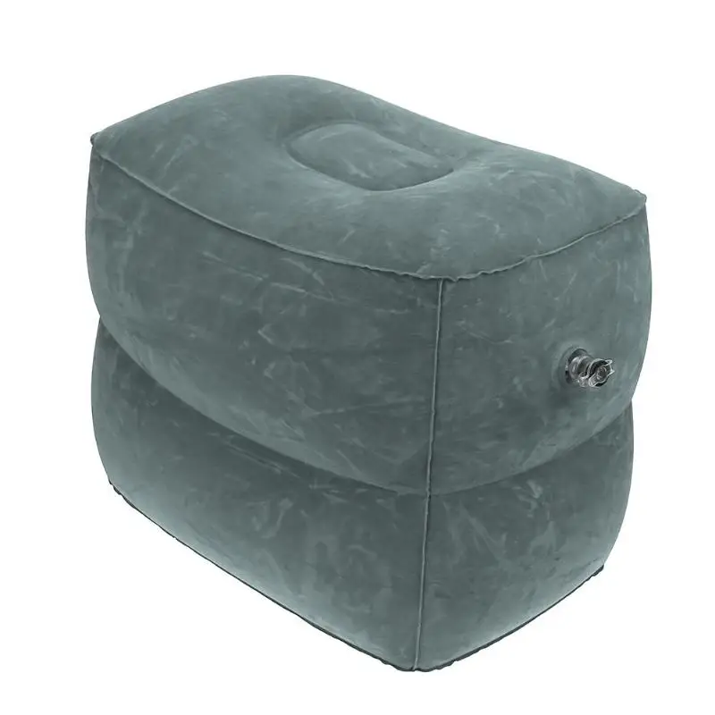

Travel Inflatable Footrest Pillow Airplanes Rest Sleeping Flocking Foot Mat Portable Foot Pad Outdoor Camping Hiking Equipment