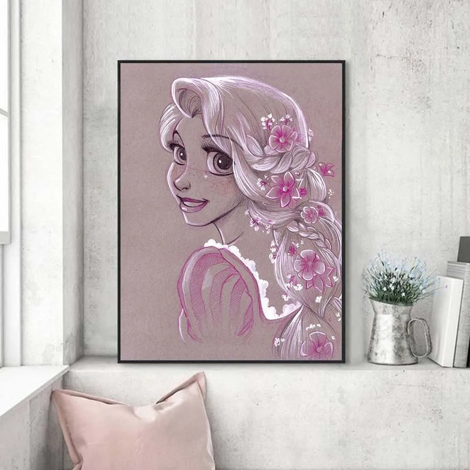 Evershine 5D Diamond Painting Fairy Tale Full Square Diamond Embroidery Sale Princess Picture Of Rhinestones Home Decor Gift