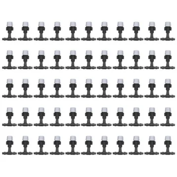 

50pcs Plastic 1/4 "Applicators Fog Spray Nozzle For Garden Irrigation System