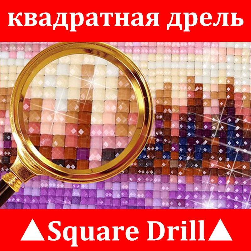 DIY 5D алмазная картина мультфильм мышь часы Смола круговая дрель вышивка