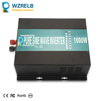 

1000w Pure Sine Wave Power Inverter Battery Controller Car LED display Off-grid Charger Solar DC 12V 24V 48V to AC 120V 220V