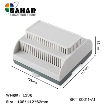 

Industrial control electronics plastic ABS junction box 4 pieces enclosure from Bahar Enclosure 108*112*61.8 mm BRT 80011-A1