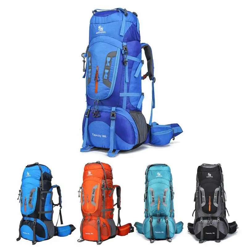 

80L Large Camping Climbing Backpack Load Outdoor Super Backpack Rucksack Bag for Camping Hiking Bag Adventure Accessory