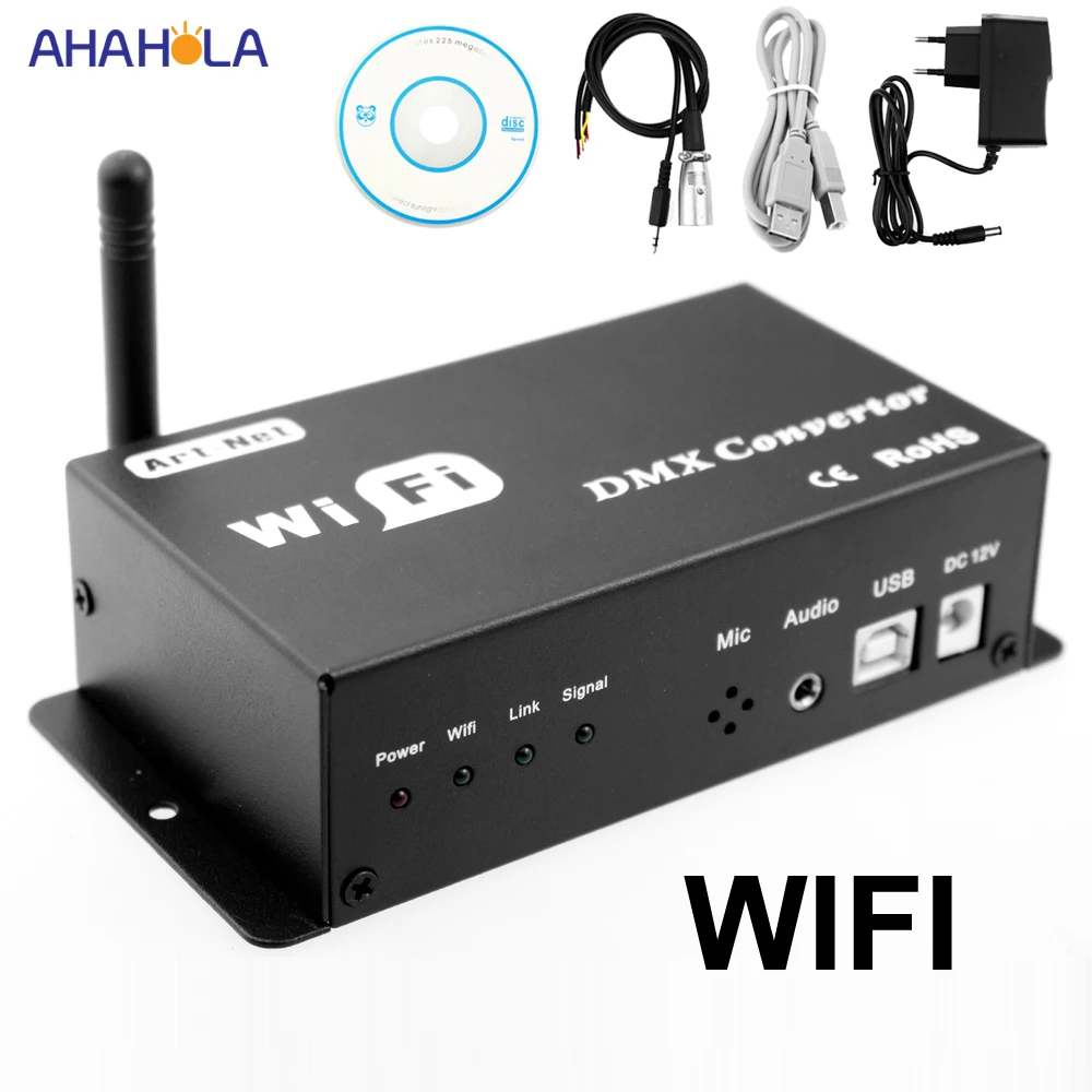 

WF310 12V Wifi Led Strip Controller Wifi Led Rgb Controller Music Wifi Led Controller 12v Output DMX Signal Phone Controled