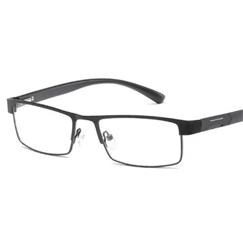 

XojoX Business Reading Glasses Men Women Half Frame Anti-fatigue Titanium Hyperopia Eyewear Diopter Glasses +1.0 1.5 2.0 2.5