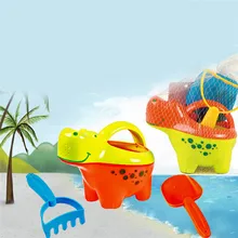3 шт. детская пляжная Игрушка песок для чайника лопата грабли играть и снег горячей транспортировки воды стол для бильярда многоцветный
