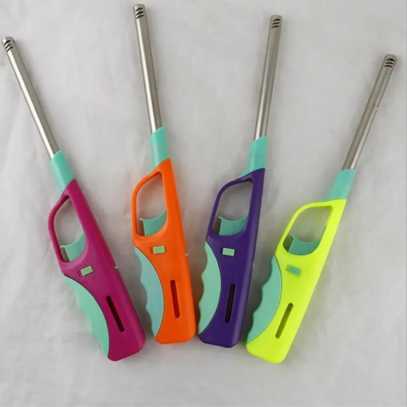 

LIRUIKA BBQ Kitchen Ignition Lighter Electric Gas Lighter Fire Starter Metal Safety Lighters For Stove Outdoor Camping