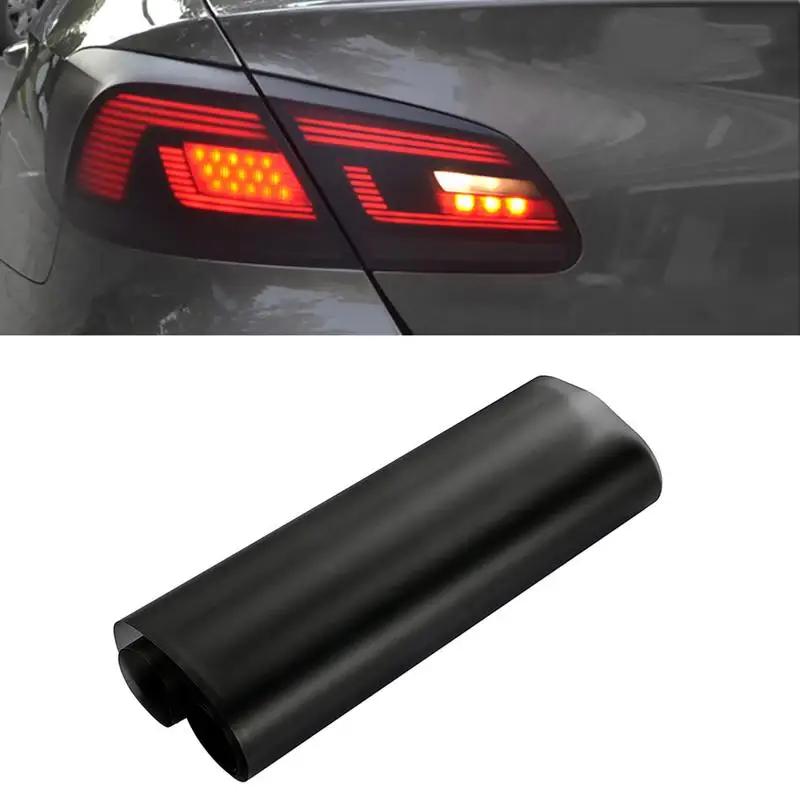

30*150cm Matt Black Automobiles Car Light Headlight Taillight Tint Vinyl Film Sticker Sheet Fog Light Rear Lamp Matt Smoke Film