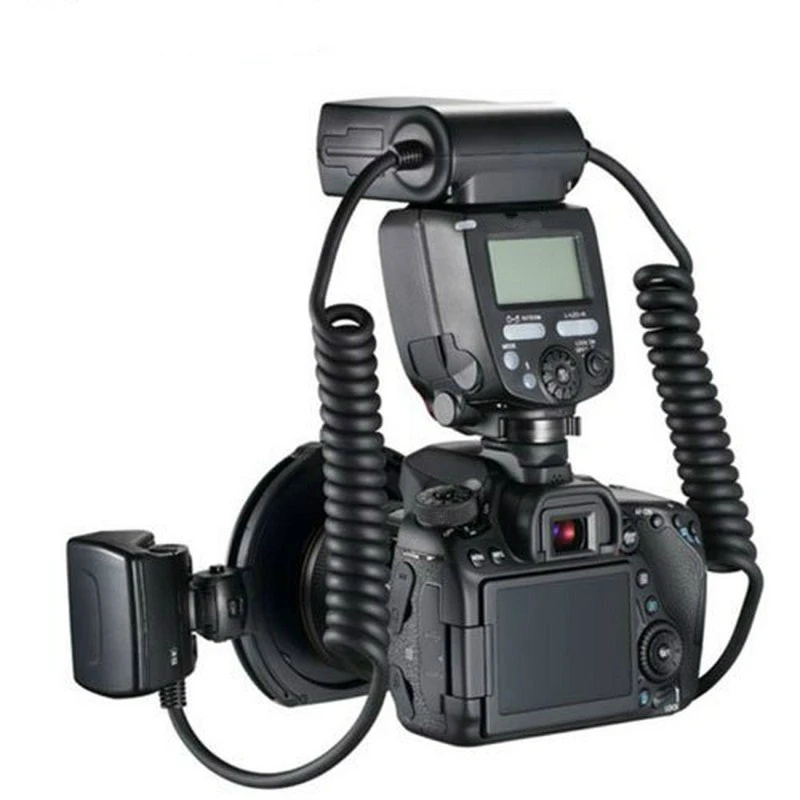 Yongnuo YN24EX YN 24EX E TTL Twin Lite Макросъемка Speedlite для камер Canon с двойной головкой вспышки 2