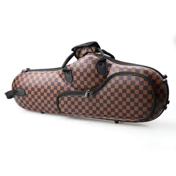 

High Grade Solid Cloth with Leather Surface Alto Eb Saxophone Bag Sax Carrying Case Thicken Padded with Shoulder Strap Pocket
