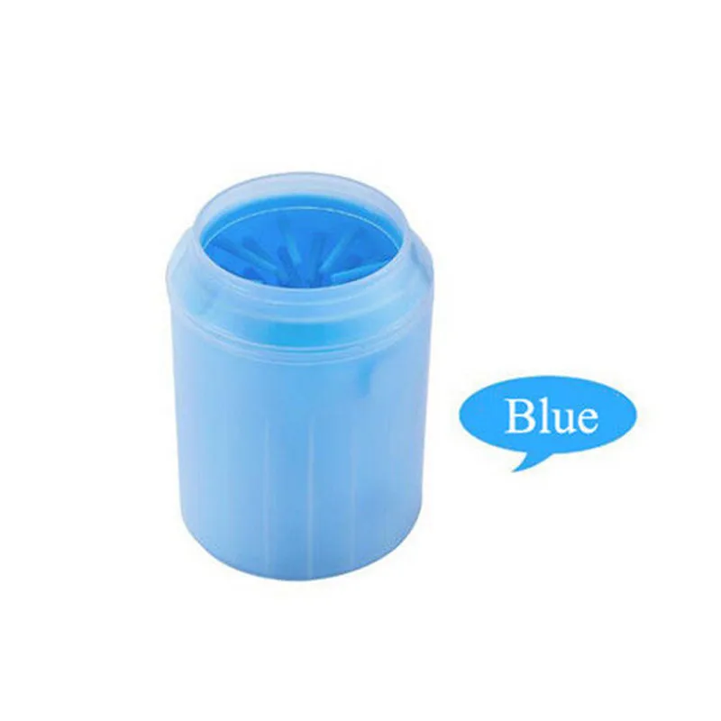 Pets Dogs Cat Soft Silicon Convenient Wash Paws Revolving Cup Paw