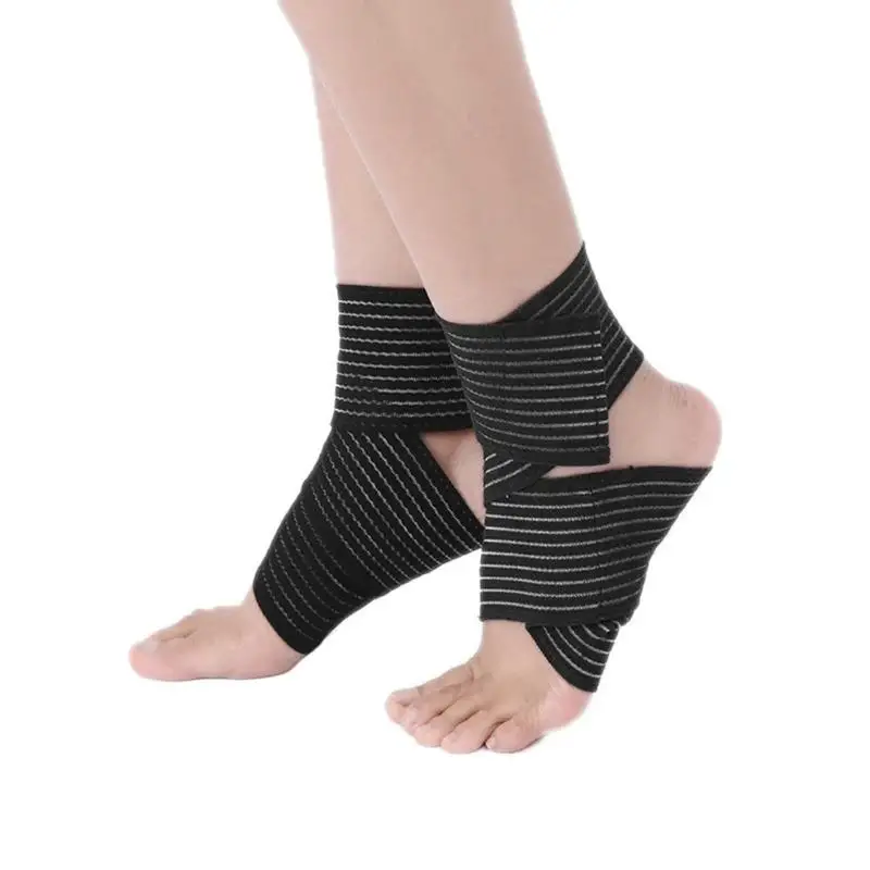 

1PCS Ankle/Keen Support Sport Wristband Bandage Spirally Wound Weightlifting Training Barbell Bands Foot Care Ankle Braces Strap