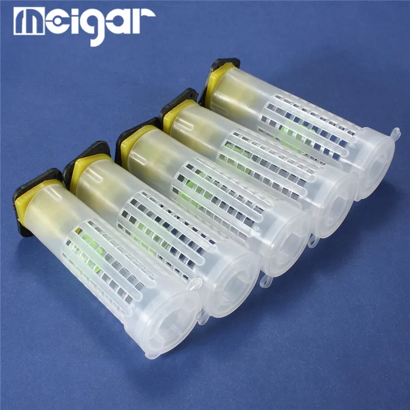 

Beekeeping Queen Rearing Cupkit Cell Cups Queen Bee Hair Roller Cages Box Bee Queen Rearing System Beekeepers Equip Tool 5Pcs