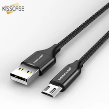 KISSCASE Micro USB кабель для зарядки и передачи данных зарядный кабель для samsung S10 Plus S10 5 в 2,4 А зарядный кабель для передачи данных Micro USB
