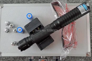 

AAA Most Powerful Military 450nm 100W 100000m Blue Laser Pointers Flashlight light Burning match candle lit burn cigarette