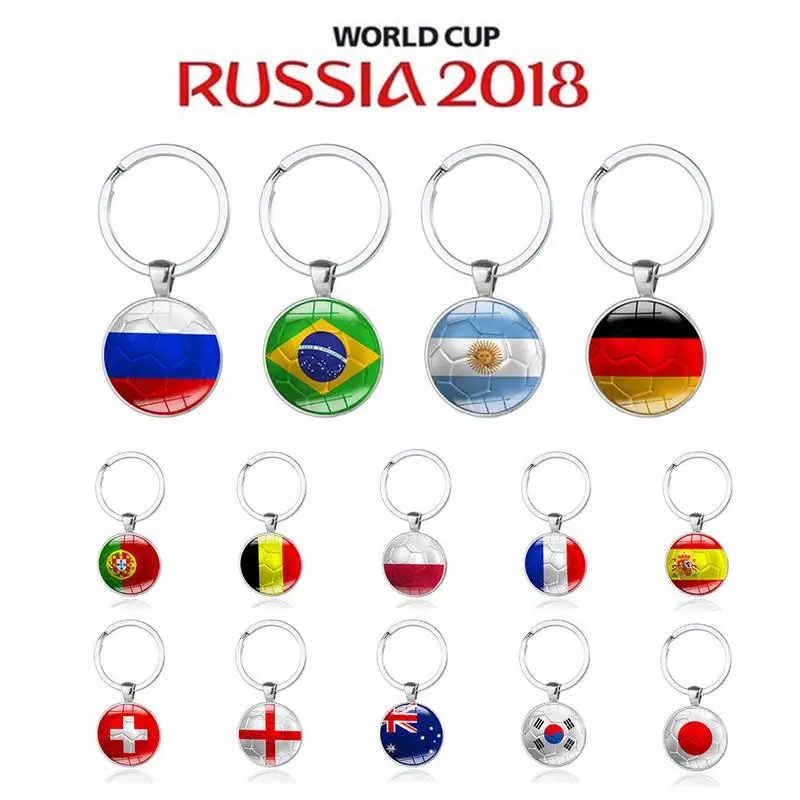 New Arrival 2018 Russia World Cup Football Keychain Flag Fans Souvenir Fashional Children Gifts Hot Sale | Дом и сад