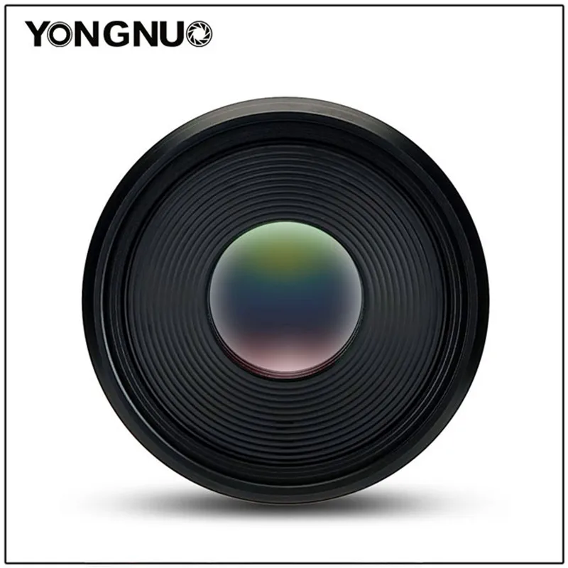 YONGNUO YN60mm F2Ne MF 0,234 m макро объектив ручной фокусировки с индикатором расстояния для Nikon D3400 D5600 D7500 D850 D5 DSLR камеры