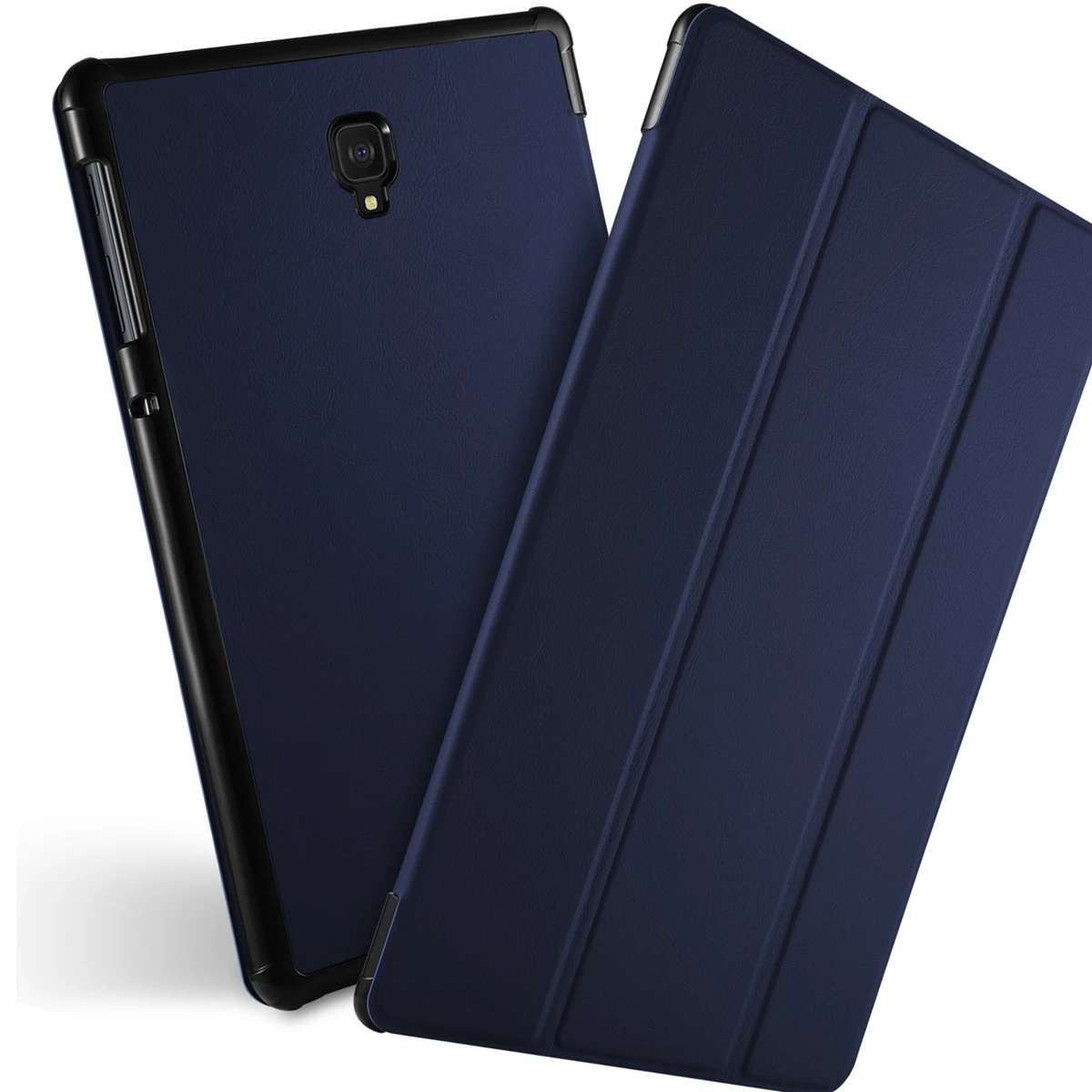 

Flip Tablet Case For Samsung Galaxy Tab S4 10.5 Tablets Case Ultra Slim Tri-Fold Stand Case PU Fabric Folio Tablet Protect Cover