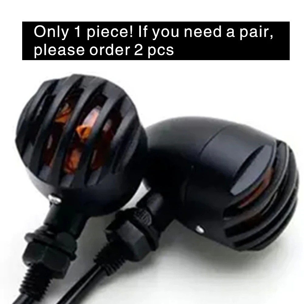 

2PCS Retro Motorcycle Bulb Turn Signal Blinker Lights Indicators Light 12V