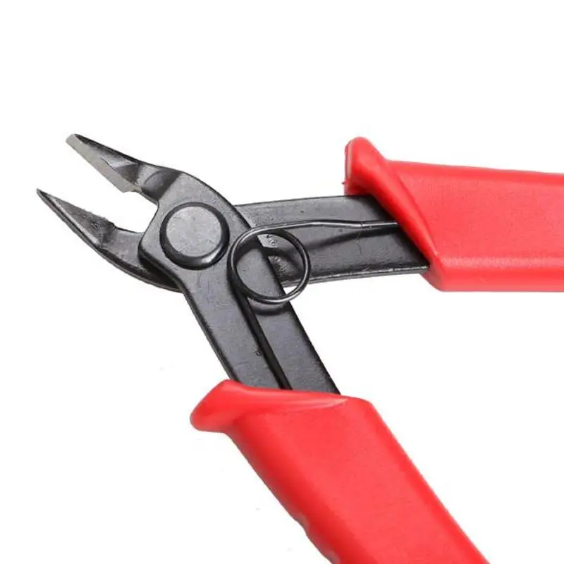 

1pcs Portable Mini 5 inch Electrical Crimping Wire Cable Cutters Snip Pliers Red Handle Repair Cutting Plier Nipper Hand Tools
