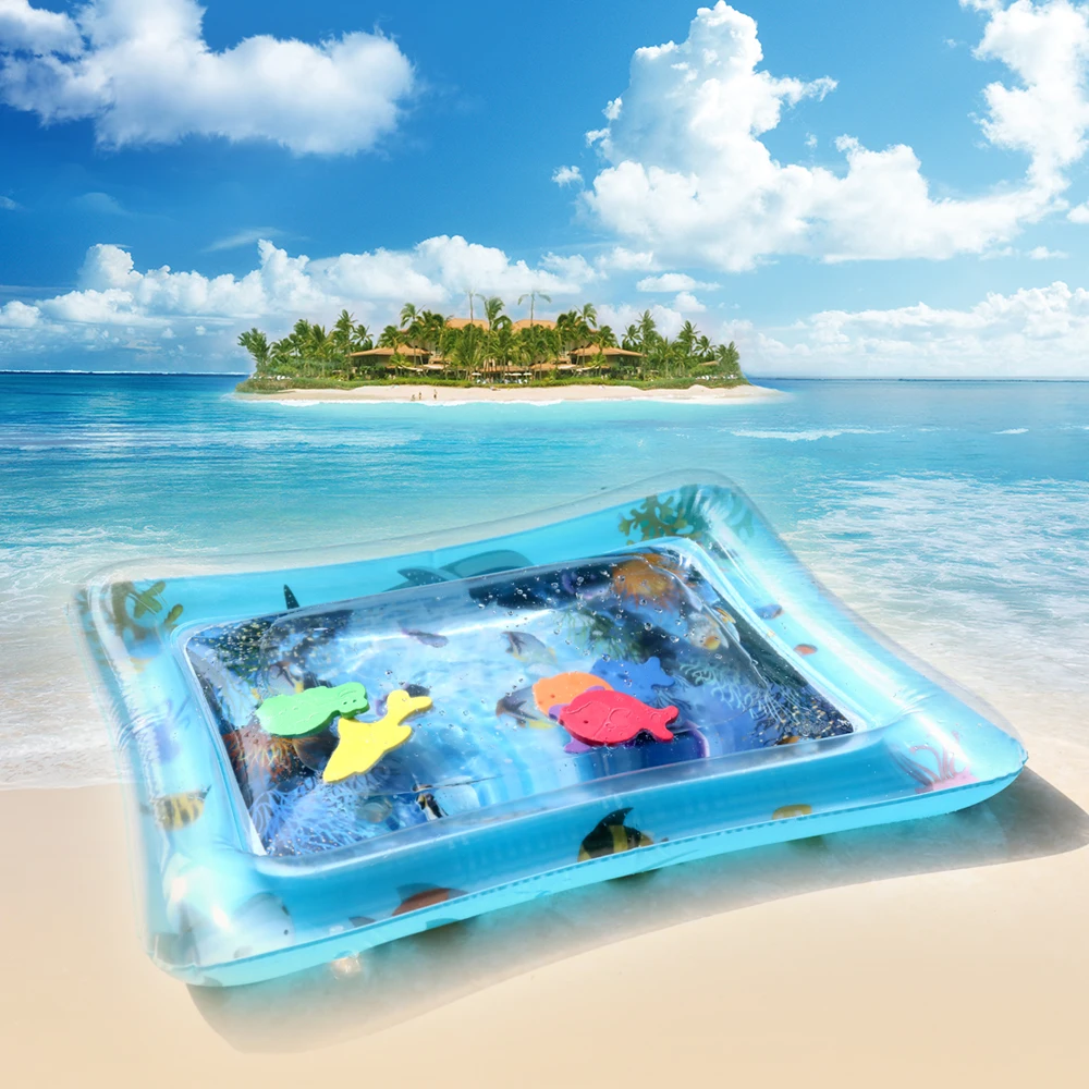 

PVC Inflatable Baby Water Mat Fun Activity Play Center for Children Infants Exquisite Water Cushion