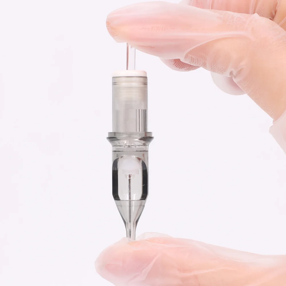 Ceny Profesjonalne 20 szt. Jednorazowe sterylne igły do tatuażu okrągłe liniowe Shader Magnum do obrotowych piór akcesoria