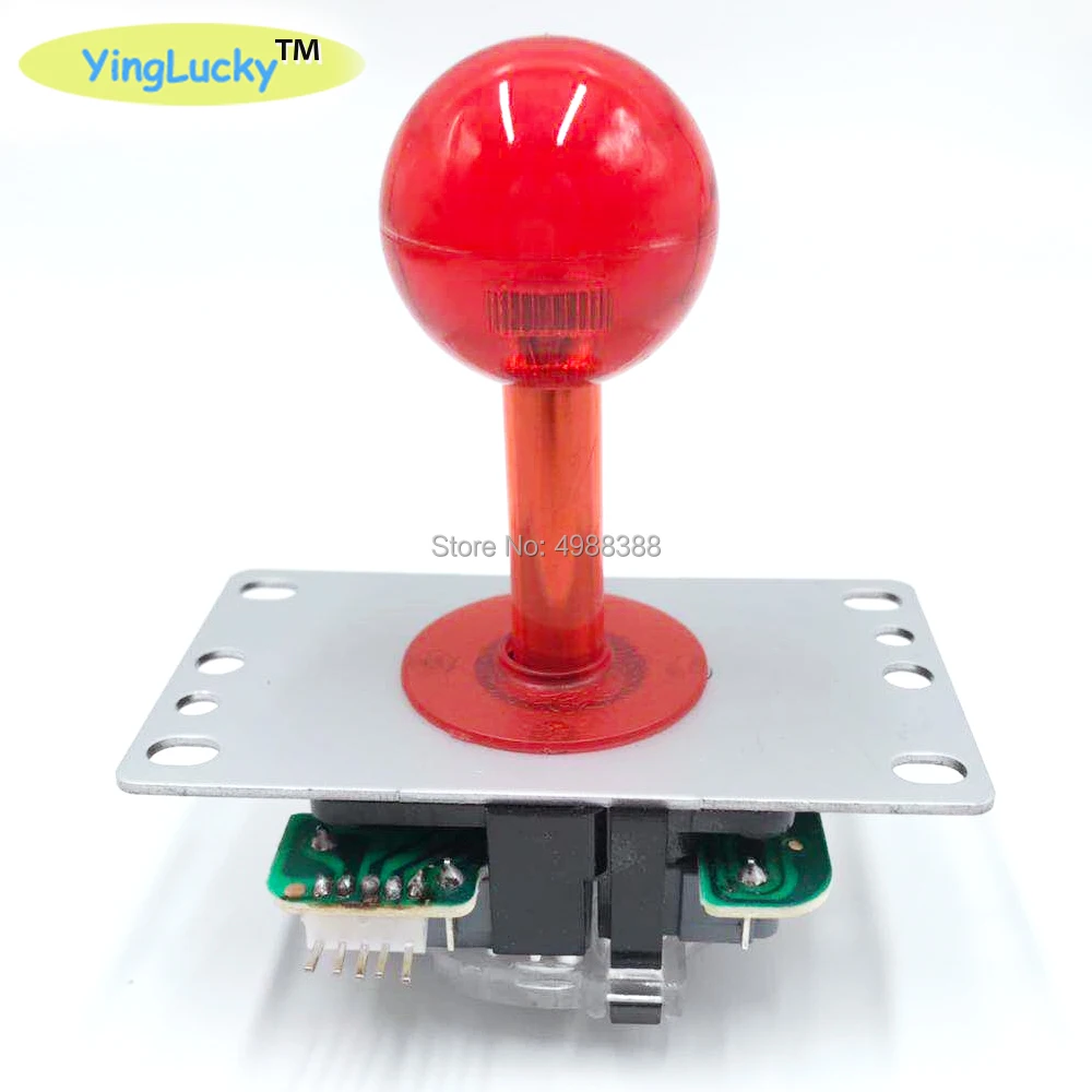Yinglucky аркадный джойстик 4/8 5 контактный DIY игровой с красным шариком Боевая палка