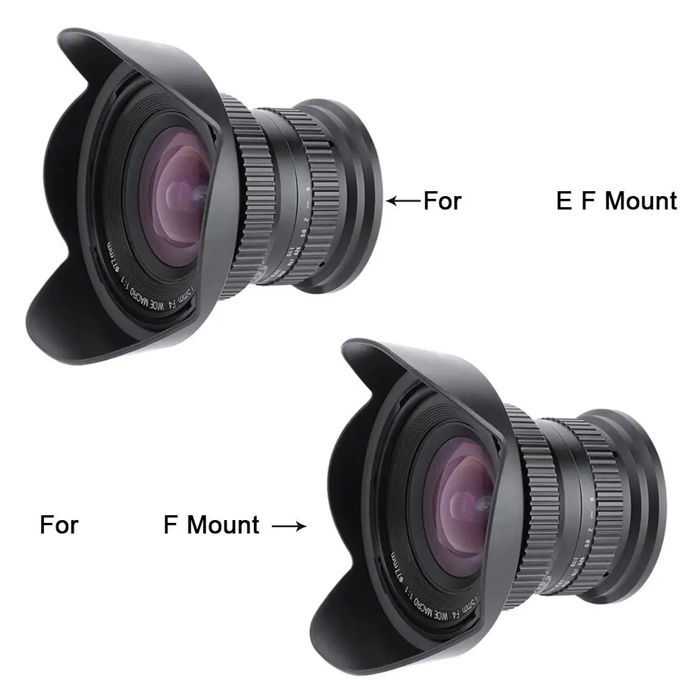 Макро объектив для камеры Canon E F макро Nikon 15 мм F4.0 ручная фокусировка полная