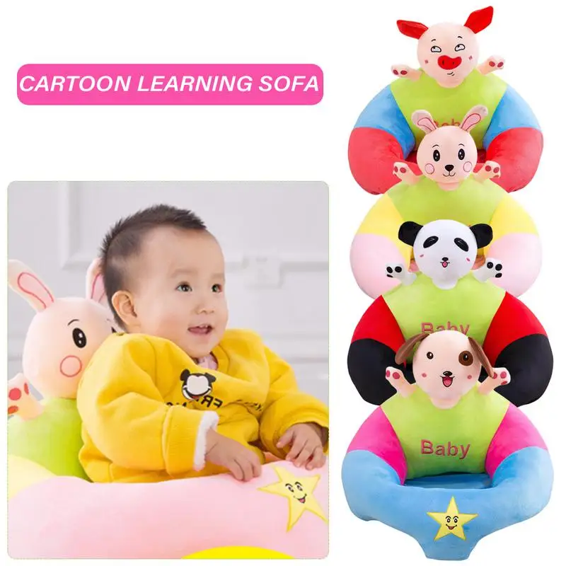 

Baby Learning Seat Sofa Support Seat Animal Plush Toy Infant Feeding Increased Seat Infant Keeps Sitting Posture Support Cushion