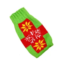 JFBL Горячая сумка с украшением бутылки вина Рождественский костюм северного оленя Рождественский подарок для декора упаковка орнамент стол зеленый и красный