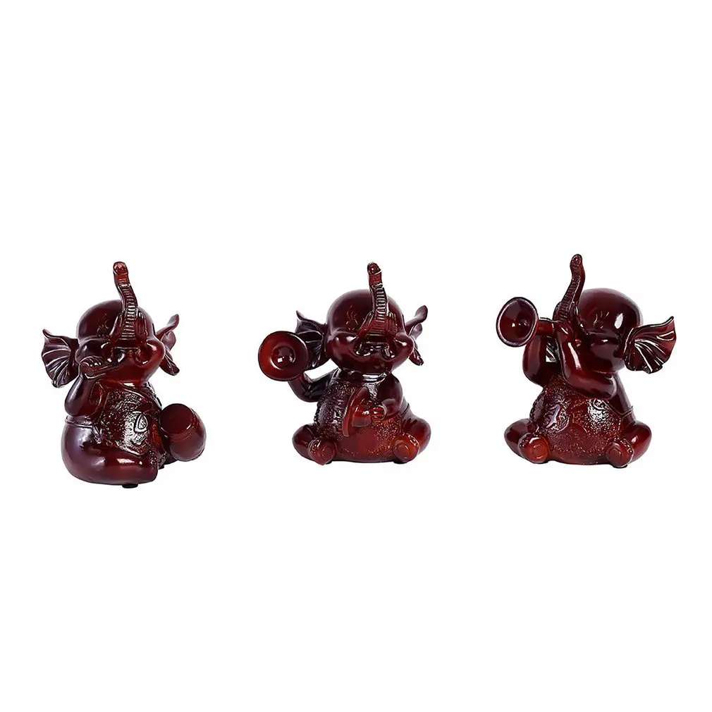 

Elephant Crafts Cabinet Tv Cabinet Decoration Creative Home Porch Decorations Three Small Elephant Furnishings