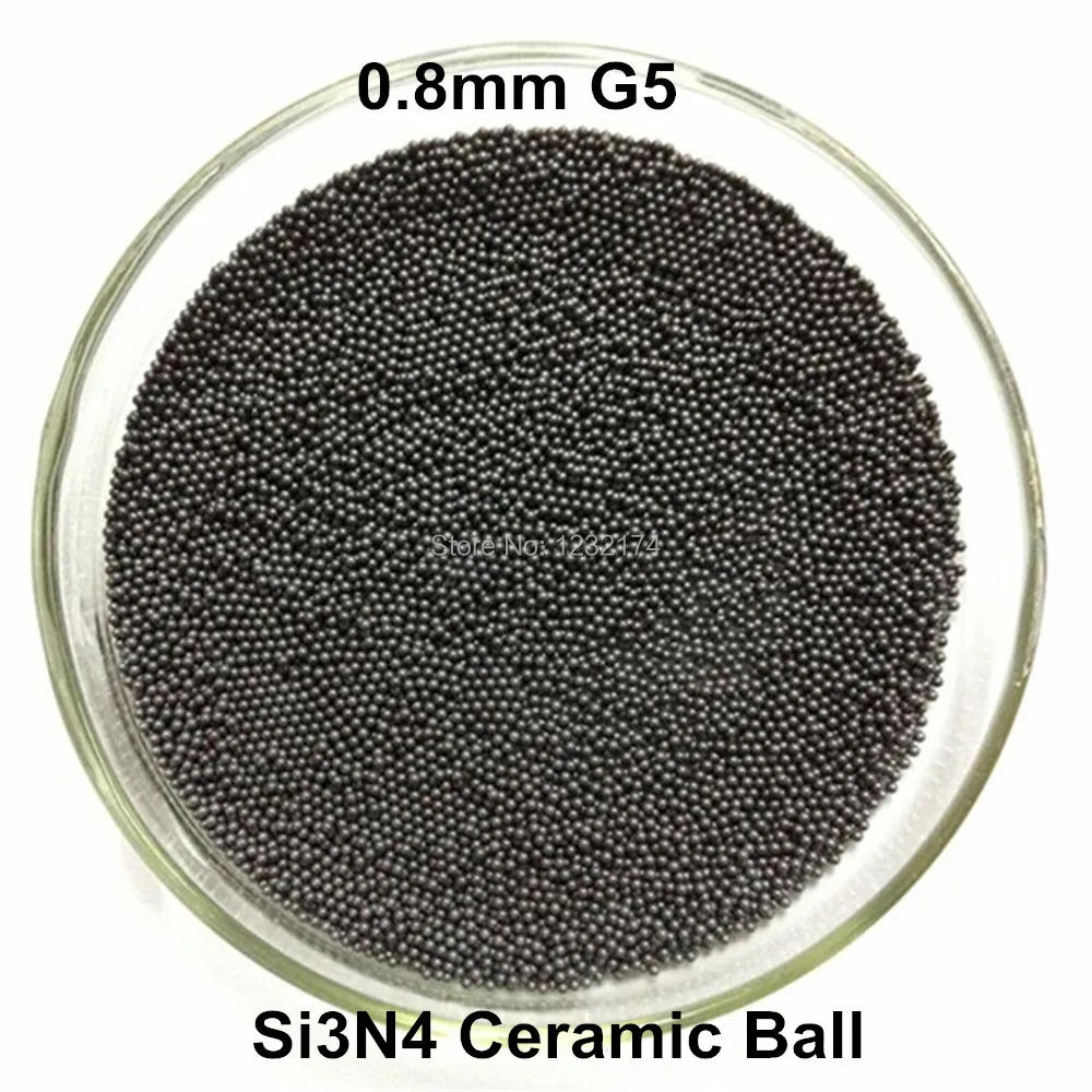 0,8 мм нитрид кремния керамический шар G5 Si3N4 100 шт./лот используется в подшипниках, насосах, шаровых клапанов, линейных слайдеров, etc. Мм керамический шар