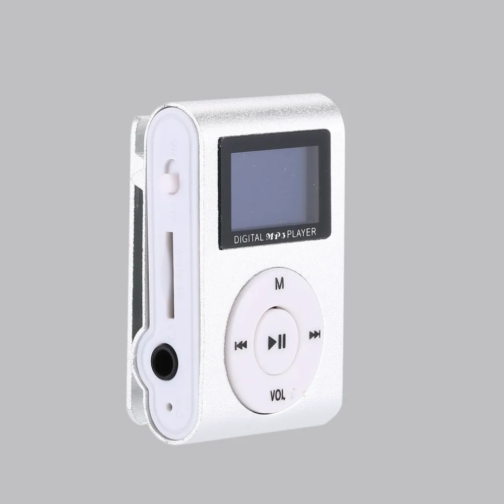 

Portable Mini Practical USB Digital MP3 Player LCD Screen Support Micro SD TF Card Set with Earphone and Charging Cable