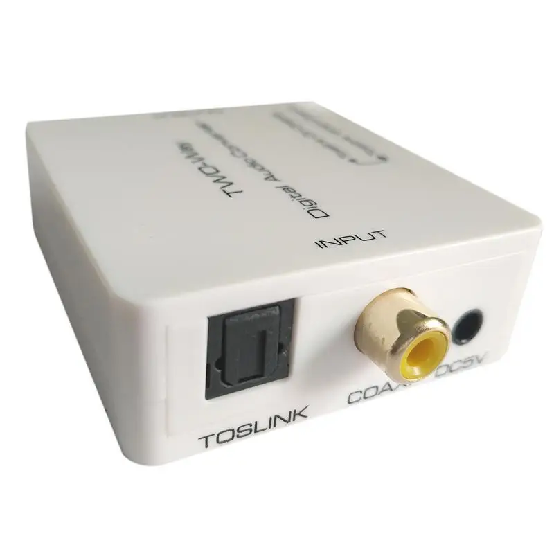 

Digital 2-way Audio Converter SPDIF Toslink to Coaxial Audio or Coaxial Audio to SPDIF Toslink Switch Digital Audio Bi-direction