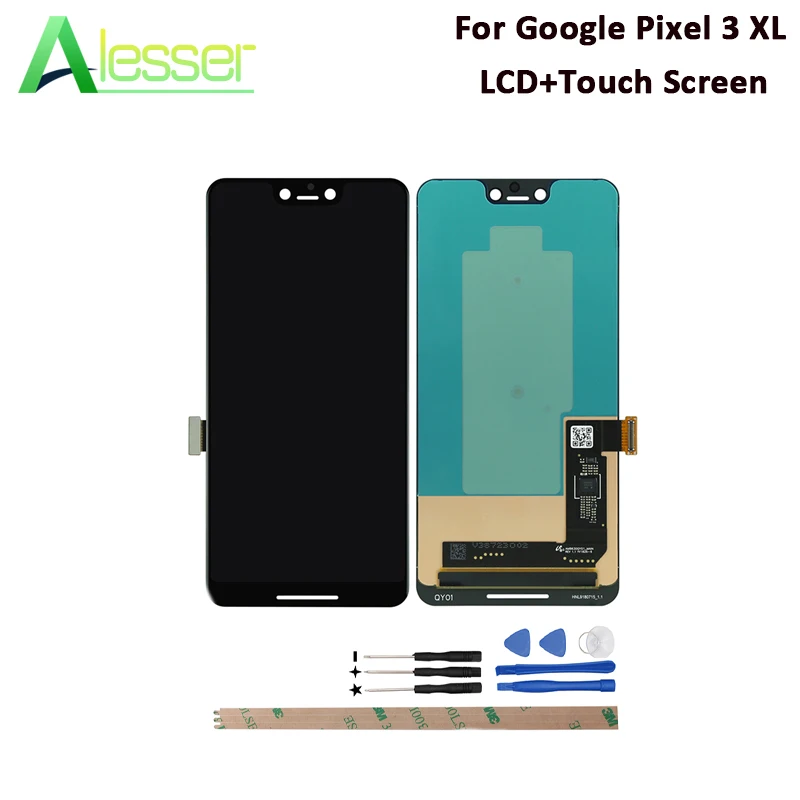 

Alesser For Google Pixel 3 XL LCD Display And Touch Screen Tested Assembly For Google Pixel XL3 Phone +Tools And Adhesive 6.3''